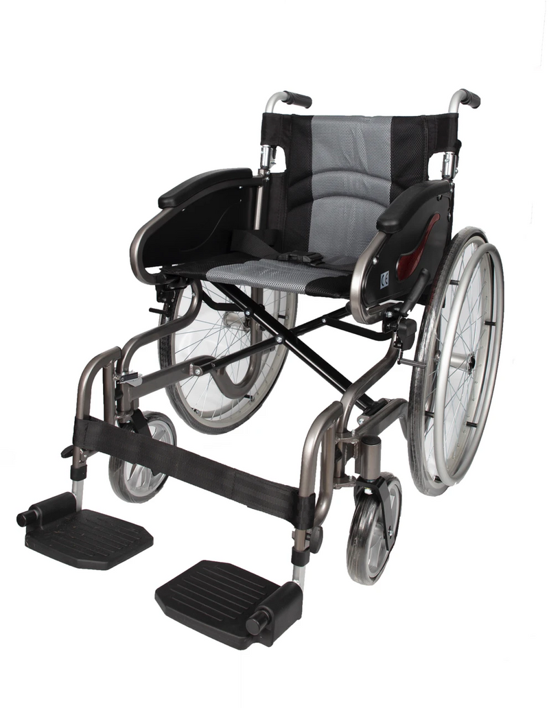 Lightweight Folding Self Propelled Wheelchair Aluminium