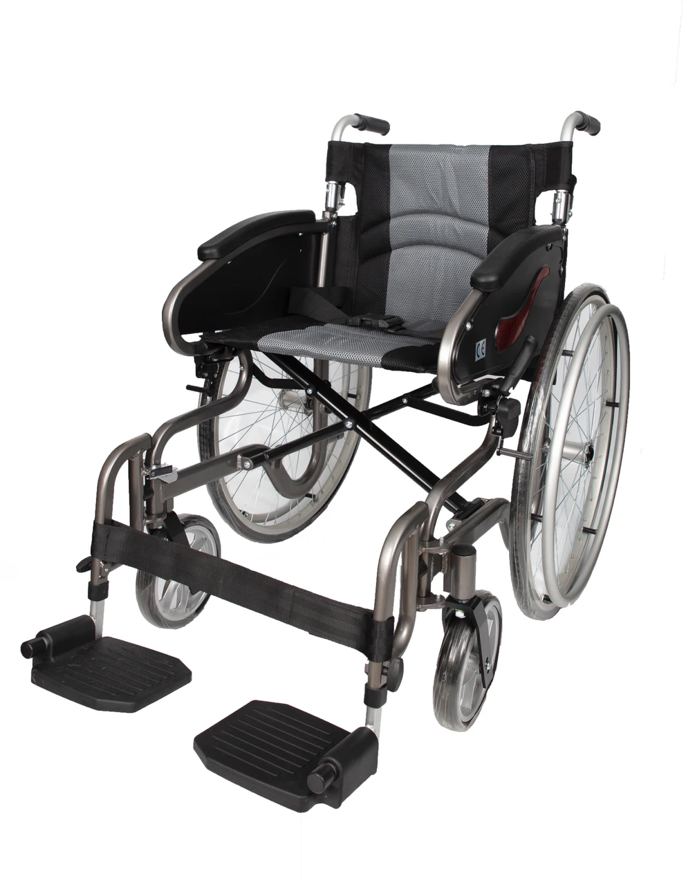 Lightweight Folding Self Propelled Wheelchair Aluminium