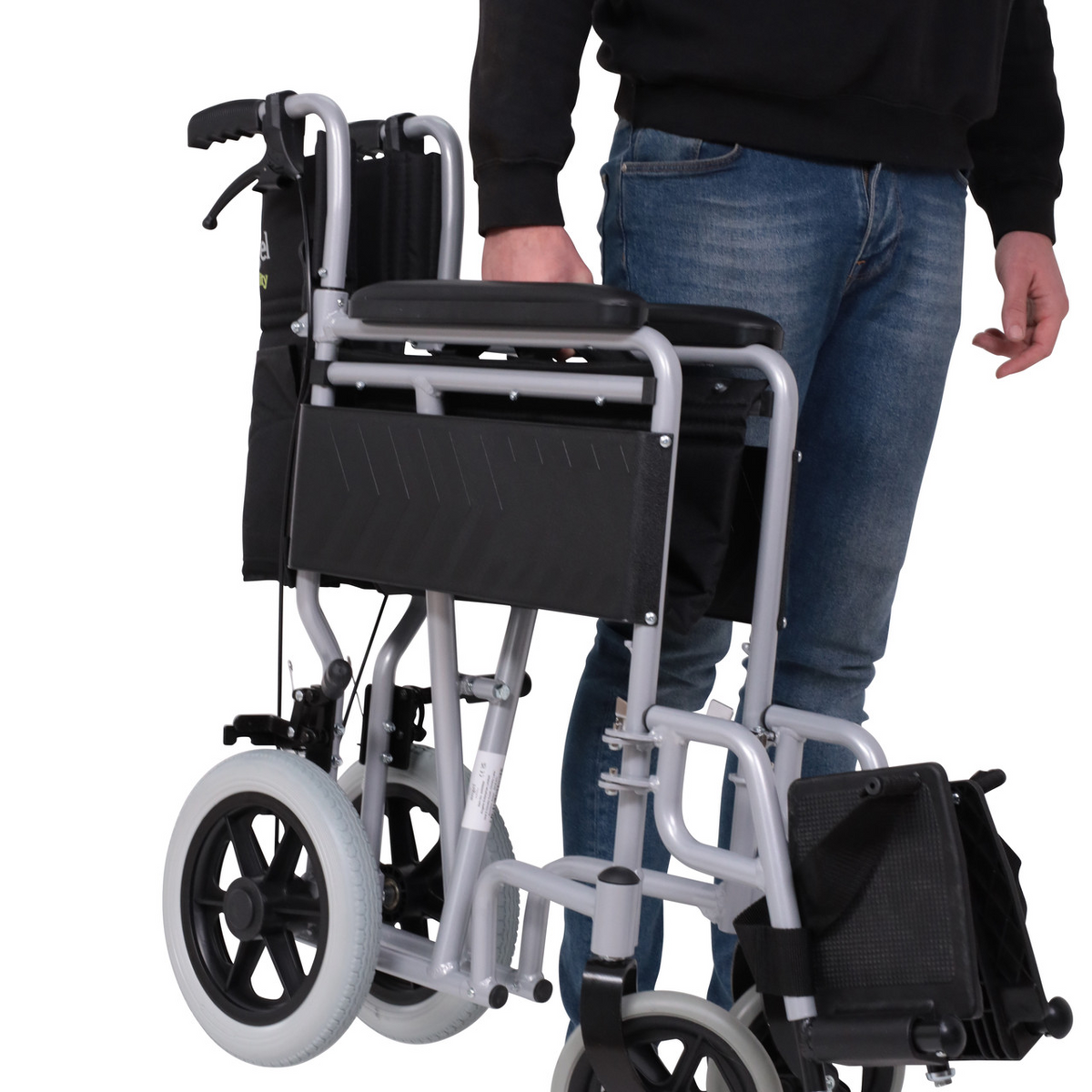 Lightweight Aluminum Transit Folding Wheelchair