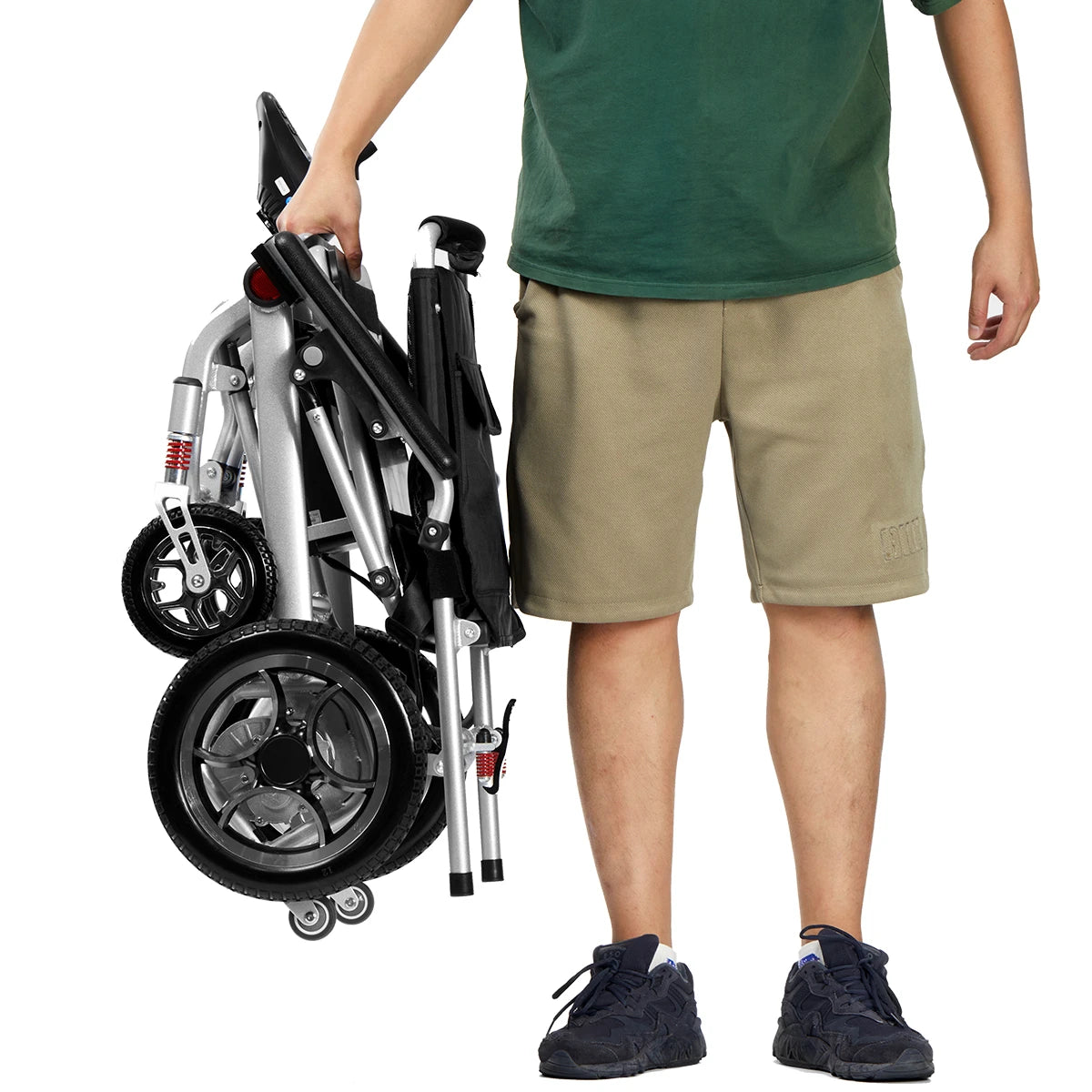 Electric Power Lightweight Folding Wheelchair Mobility Scooter 17 KG 4 MPH