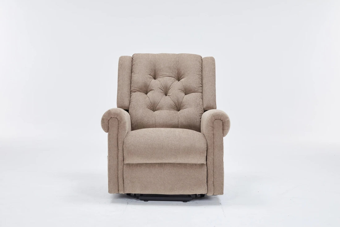 Gina Coco Fabric Electric Rise and Recline Armchair Chair