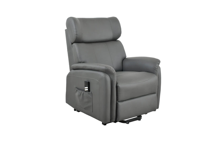 Twin Motor Rise and Recline Chair Grey