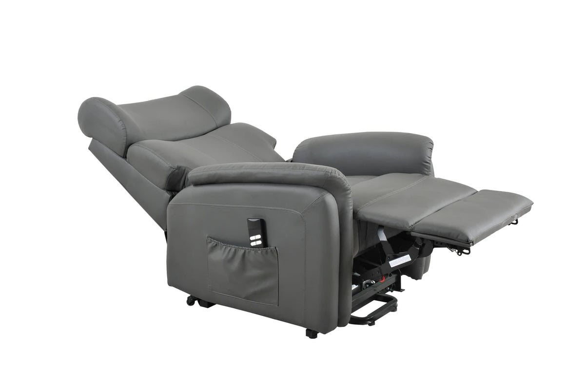 Twin Motor Rise and Recline Chair Grey