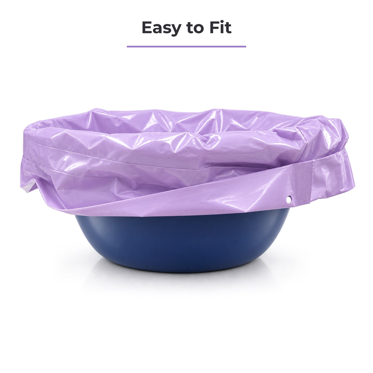 Angel Mobility Lavender Scented Commode Liners, Disposable Commode Bags with Absorbent Pad, Odour Control, Leak Resistant, Pack of 50