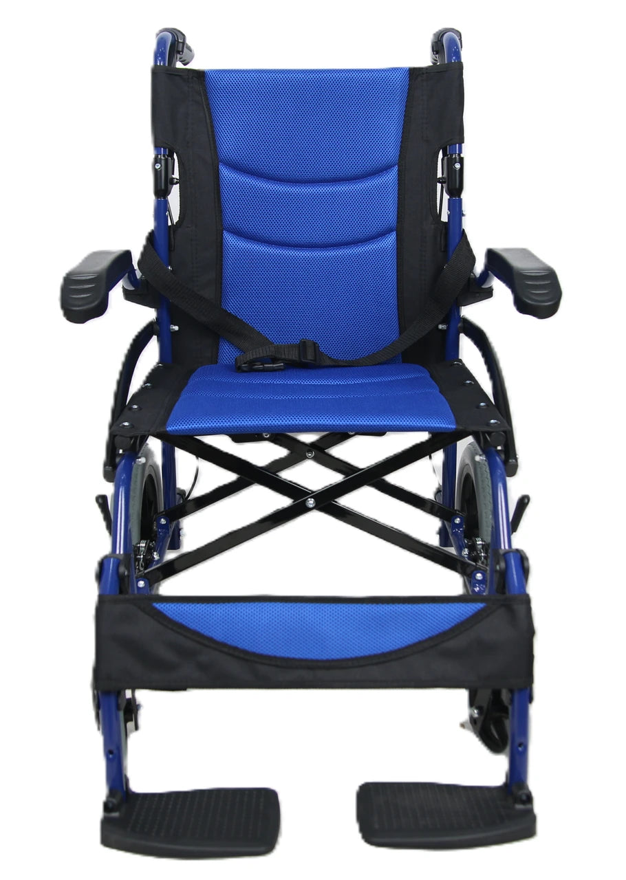 AMW1866 Lightweight Folding Transit Wheelchair