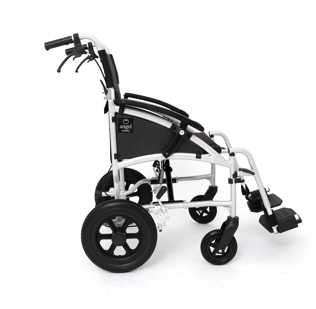 Lightweight Aluminum Folding Transit wheelchair AMW0024