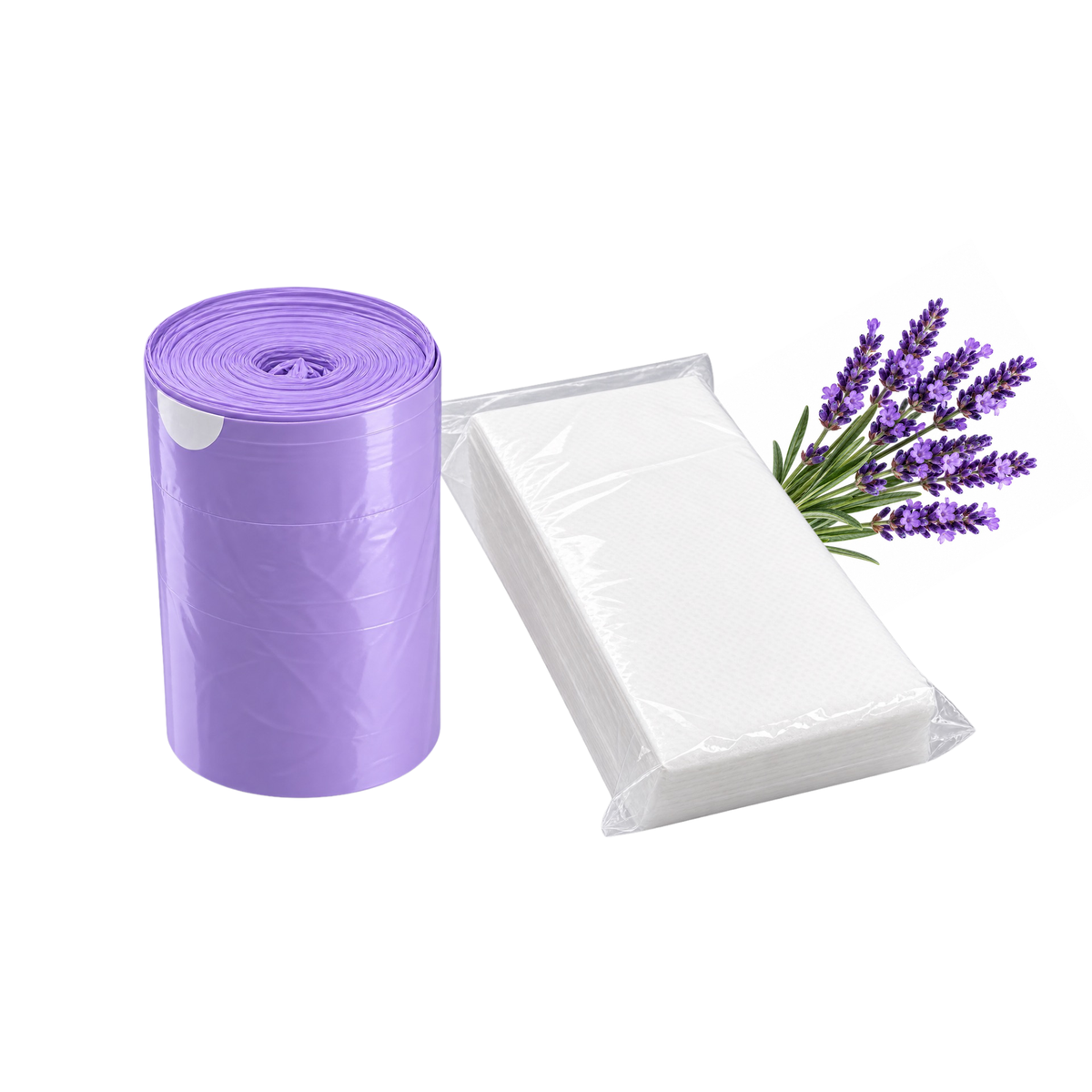 Angel Mobility Lavender Scented Commode Liners, Disposable Commode Bags with Absorbent Pad, Odour Control, Leak Resistant, Pack of 50